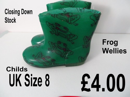 Childs frog wellington boot - childs,