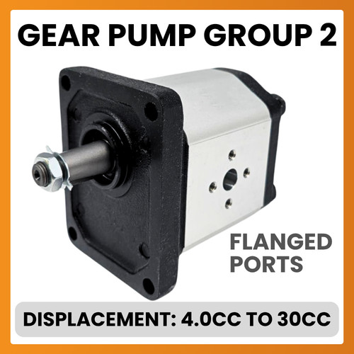 Hydraulic gear pump - hydraulic, group