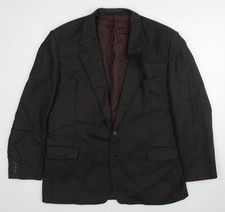 Westbury Mens Black Plaid Wool