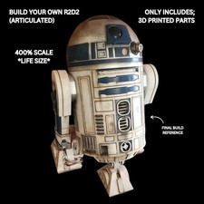 Life Size 400% Star Wars R2D2 Articulated Droid - DIY Unpainted Parts