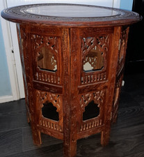 18" Tall Vintage India Carved