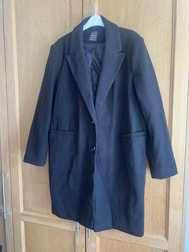 Womens black coat size - black,