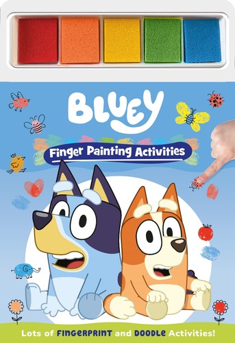 Bluey finger painting book - finger,
