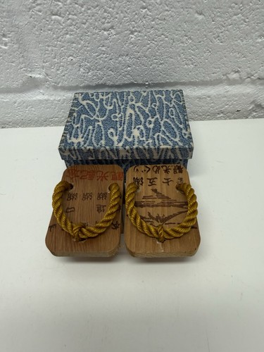 Vintage japanese geta - vintage,