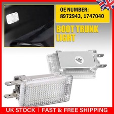 2x For Astra Corsa Vectra Insignia Zafira LED Interior Glove Box Roof Boot Light
