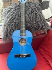 Metallic Blue Junior Acoustic Palma Guitar. 