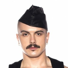 GENUINE LEATHER TRIANGLE BLACK