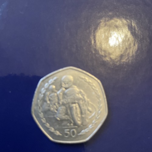 1997 isle man 50p fifty - isle,