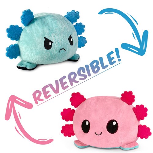 Reversible axolotl plushie - reversible,