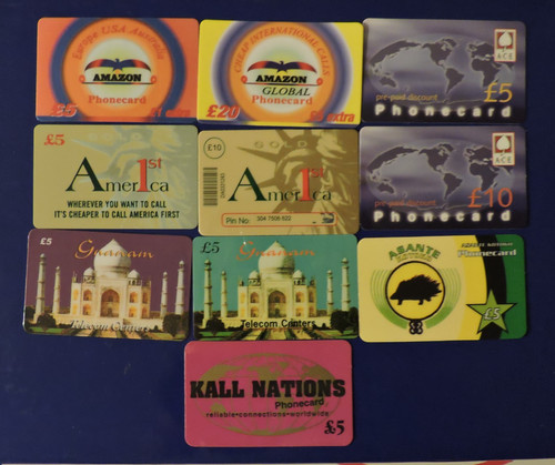 Assorted phonecards uk - 10,