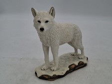 Veronese Designs White Wolf Arctic Snow Wolf Standing Resin Figurine Ornament