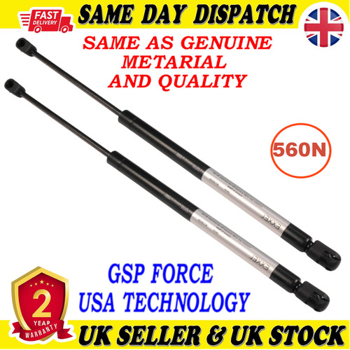 Tailgate boot gas struts - 2x,