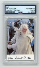 Ian Mckellen ~ Signed Autographed Gandalf Lord Of The Rings ~ PSA DNA Encased