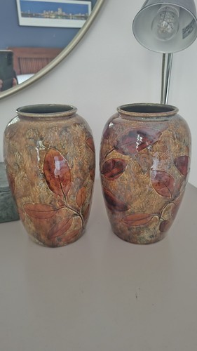 Pair royal doulton autumn - pair,
