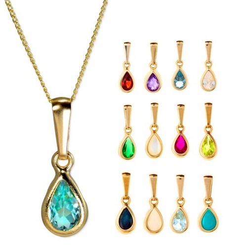 9ct gold birthstone - 9ct,