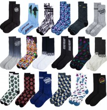 💥SALE💥 SANTA CRUZ Skateboard / Surf Co'  Socks - Screaming Hand, Dot, etc.