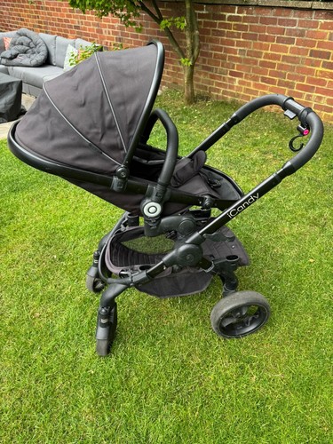 Icandy pushchair and cot - and, cot.