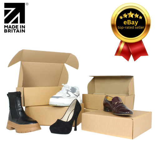 Brown cardboard shoe boxes for - cardboard,