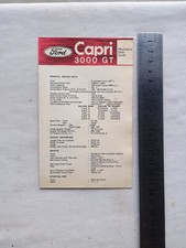 Early Ford Capri Mechanic's