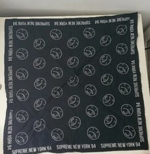 FW17 Supreme SHI T bandana Black Scarf Accessory 