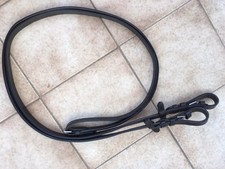 HORSE REINS PLAIN LEATHER WITH  BUCKLES PONY,COB, FULL & X-FULL BLACK & HAVANA