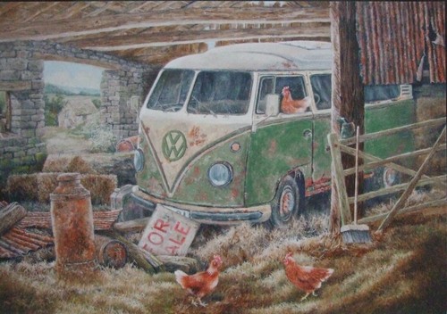 1950s green campervantype 2 - 1950s,