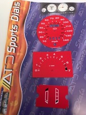 Ford Fiesta Mk2 Xr2 Red Speedo