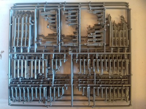 Gothic city ruins sprues - 3x,
