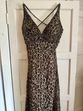 leopard print maxi dress -