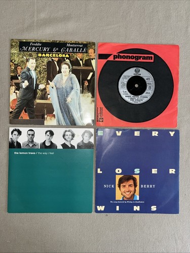 Vintage vinyl records - vintage, 7”