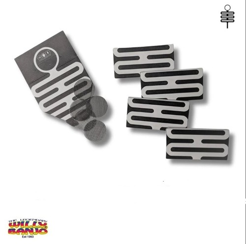 Silver palm leaf - silver, screens