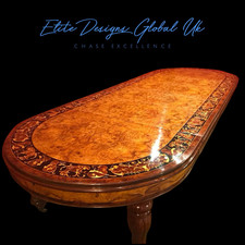 12ft Elite Exclusive Bespoke Louis Palace style marquetry Grand dining tables