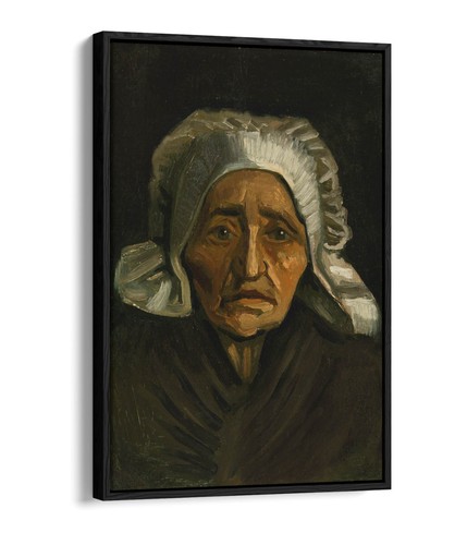 Old peasant woman white - peasant,