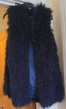 Vintage Faux Fur Shaggy  Gilet