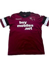 Derby County Kappa 2013/14 Away Shirt - Kids Age 8 - Authentic Vintage