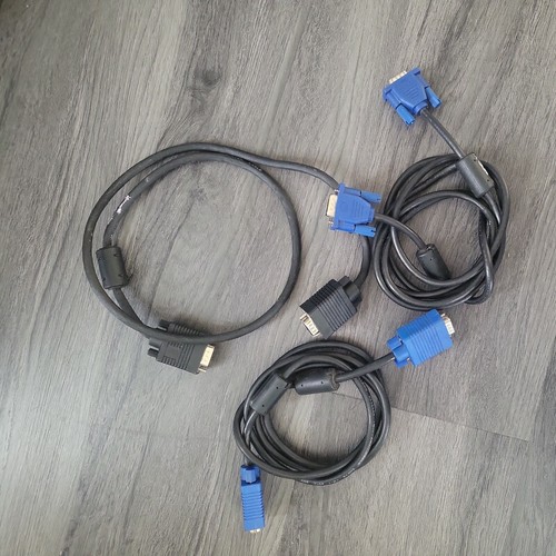 Vga monitor cable leads - 3,