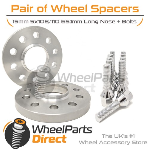 Wheel spacers bolts 15mm for - 15mm,
