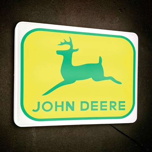 John deere tractor illuminated - tractor,