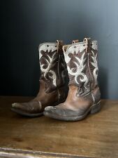 Children’s vintage Leather Cowboy Boots - Decorative 
