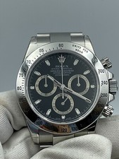 Rolex Daytona 116520 Full Set And Partially Stickers 2011 Black Dial