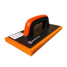 PLASTERING SPONGE FLOAT Hydrorubber Render 18mm orange, Rough Plaster Skimflex