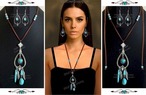 Gypsy river necklace earrings - gypsy,
