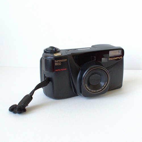 Black olympus superzoom - black, 800