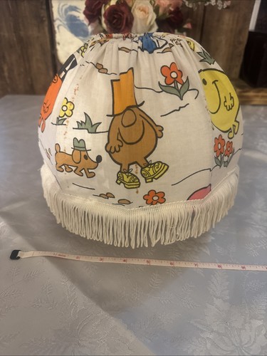 Vintage men lampshade 1970s - mr,