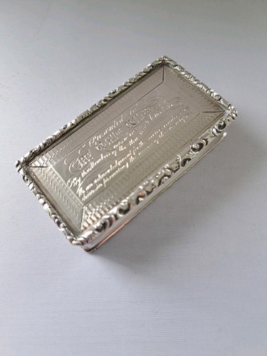 Antique victorian silver snuff - antique,