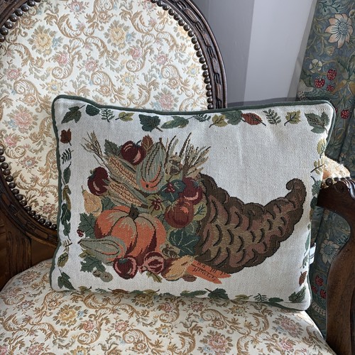 Vintage tapestry cushion cover - tapestry,