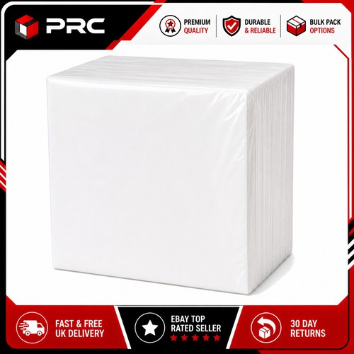 100 white cocktail napkins - 100,