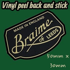 Braime Of Leeds vintage jug pourer Classic Vintage Oiler Vinyl Sticker England