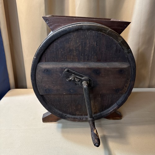 Antique wooden butter churn - antique,