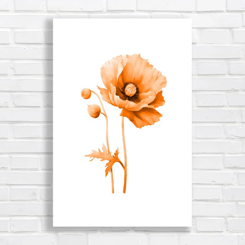 Vibrant pink poppy orange - vibrant,
